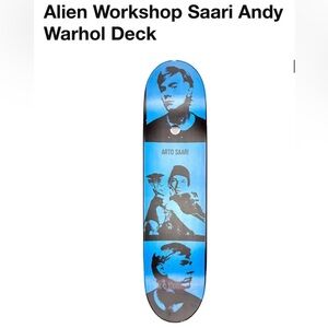ALIEN WORKSHOP Arto Saari x Andy Warhol Collaboration Death & Destruction Series